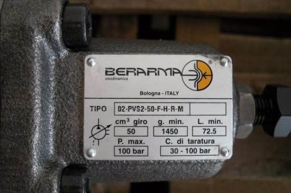 02-PSP2-40-F-H-R-M葉片泵Berarma，布萊瑪變量葉片泵