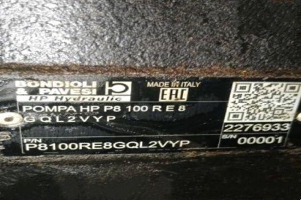 Bondioli＆Pavesi齒輪泵P8100RE8GQL2VYP性能參數(shù)，應(yīng)用說明